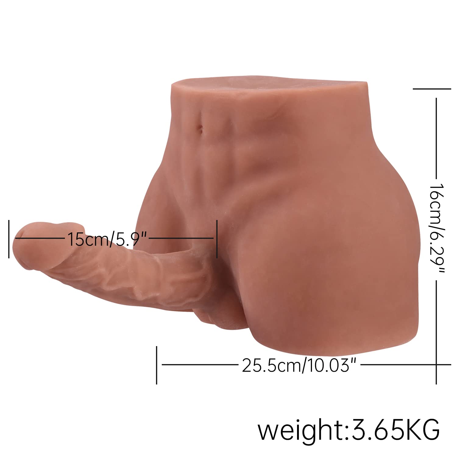 6 Inch Penis and Ass Doll - 8 LB Spartan Lover 6 Inch Penis and Ass Doll - 8 LB Spartan Lover