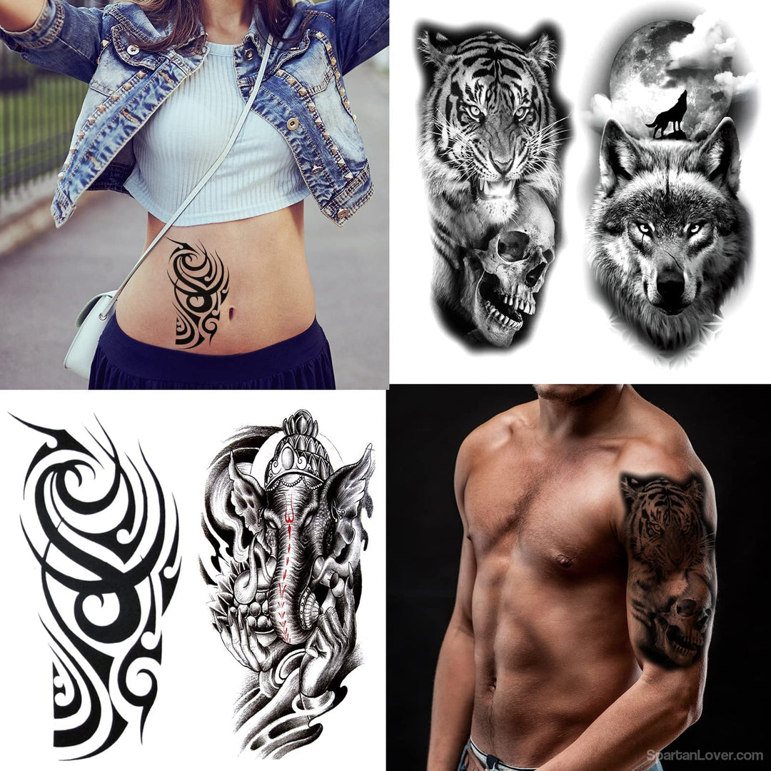 Sex Doll Tattoos - 12 Large And 68 Small Spartan Lover