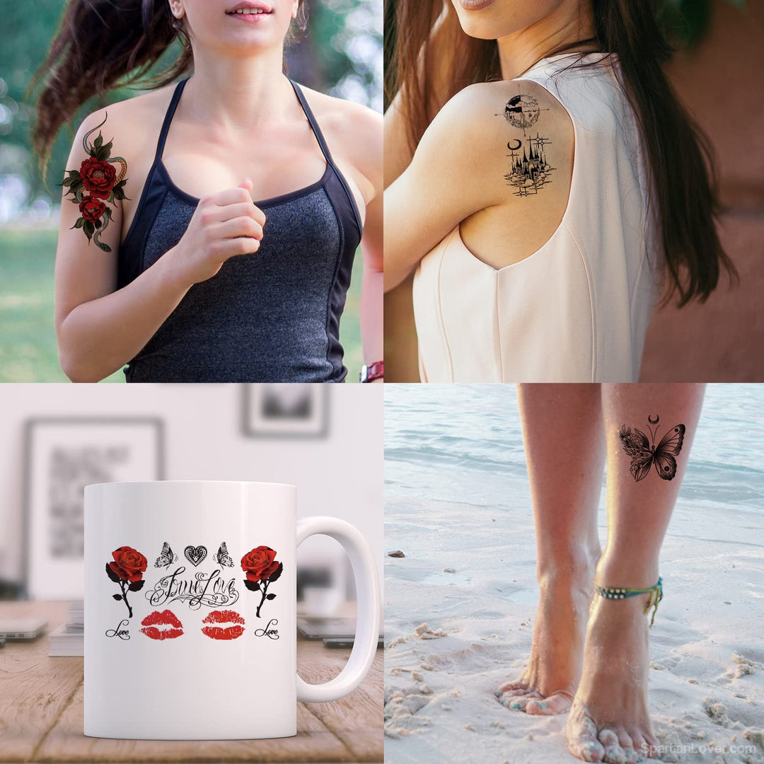 Sex Doll Tattoos - 12 Large And 68 Small Spartan Lover Sex Doll Tattoos - 12 Large And 68 Small Spartan Lover