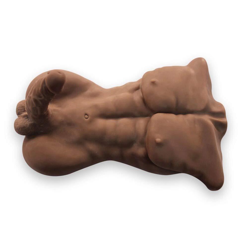 Black Male Sex Doll Torso with 7" Penis Spartan Lover Black Male Sex Doll Torso with 7" Penis Spartan Lover