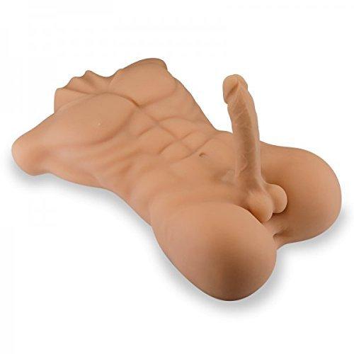 Male Sex Doll Torso with 7" Penis and Anus - White Spartan Lover Male Sex Doll Torso with 7" Penis and Anus - White Spartan Lover