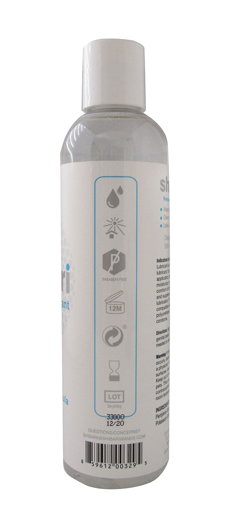 Shibari Personal Lubricant - Water Based 8oz Bottle 8 Fl Oz Spartan Lover Shibari Personal Lubricant - Water Based 8oz Bottle 8 Fl Oz Spartan Lover