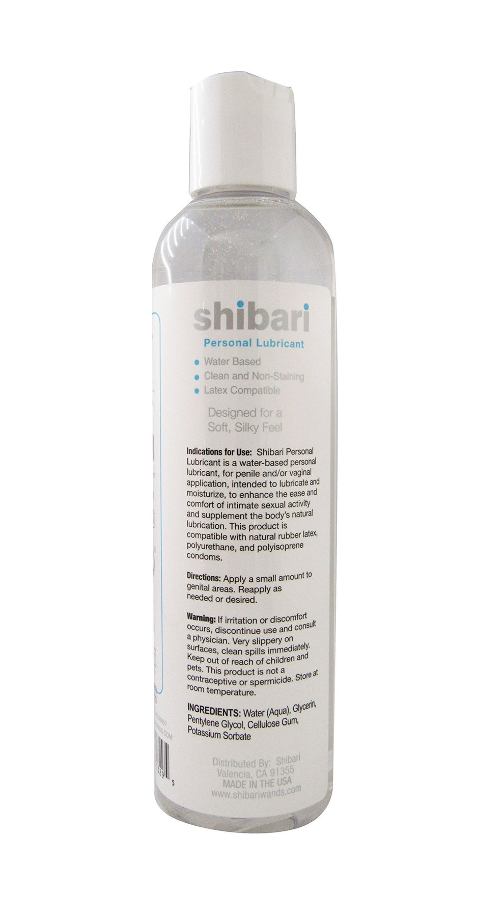 Shibari Personal Lubricant - Water Based 8oz Bottle 8 Fl Oz Spartan Lover Shibari Personal Lubricant - Water Based 8oz Bottle 8 Fl Oz Spartan Lover